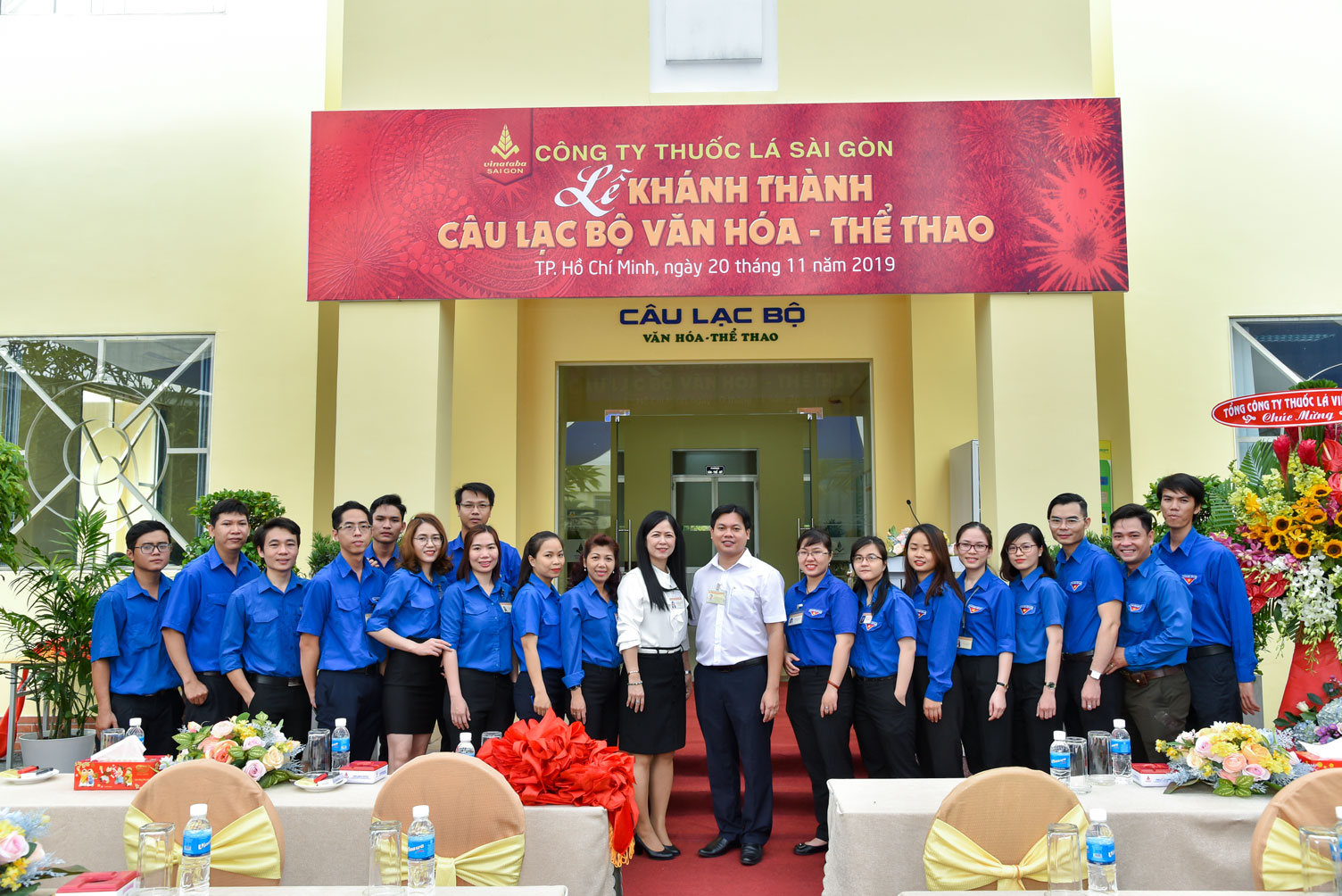 Lễ khánh thành Câu lạc bộ văn hóa thể thao Công ty Thuốc lá Sài Gòn