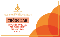 Thông báo về việc tiếp dân định kỳ tháng 7/2022 (lần 2) tại Công ty Thuốc lá Sài Gòn